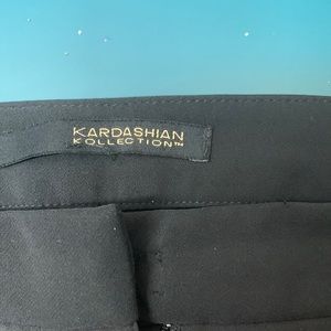 Kardashian kollection women black dress pants
